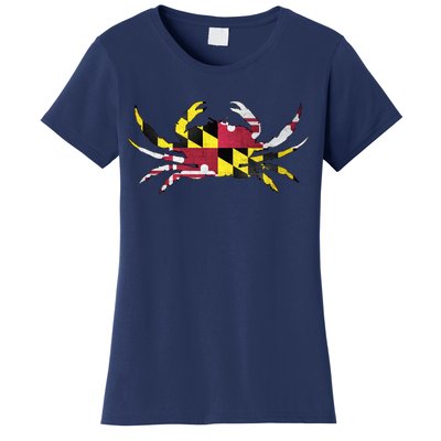 Maryland Flag Crab Women's T-Shirt