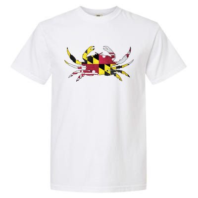 Maryland Flag Crab Garment-Dyed Heavyweight T-Shirt