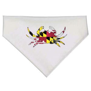 Maryland Flag Crab USA-Made Doggie Bandana