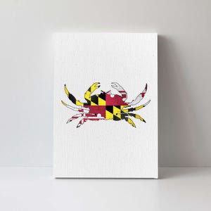 Maryland Flag Crab Canvas