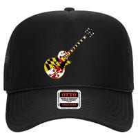 Maryland Guitar High Crown Mesh Back Trucker Hat