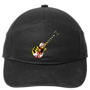 Maryland Guitar 7-Panel Snapback Hat