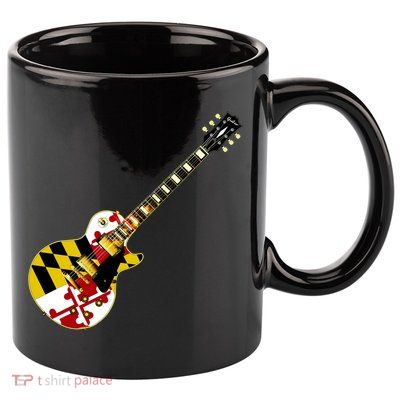 Maryland Guitar 11oz C Handle Ceramic Mug