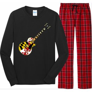 Maryland Guitar Long Sleeve Pajama Set