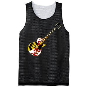 Maryland Guitar Mesh Reversible Basketball Jersey Tank