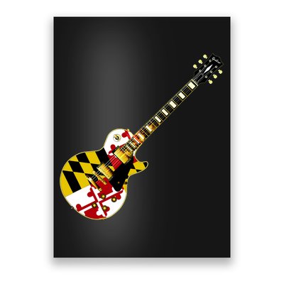 Maryland Guitar Poster