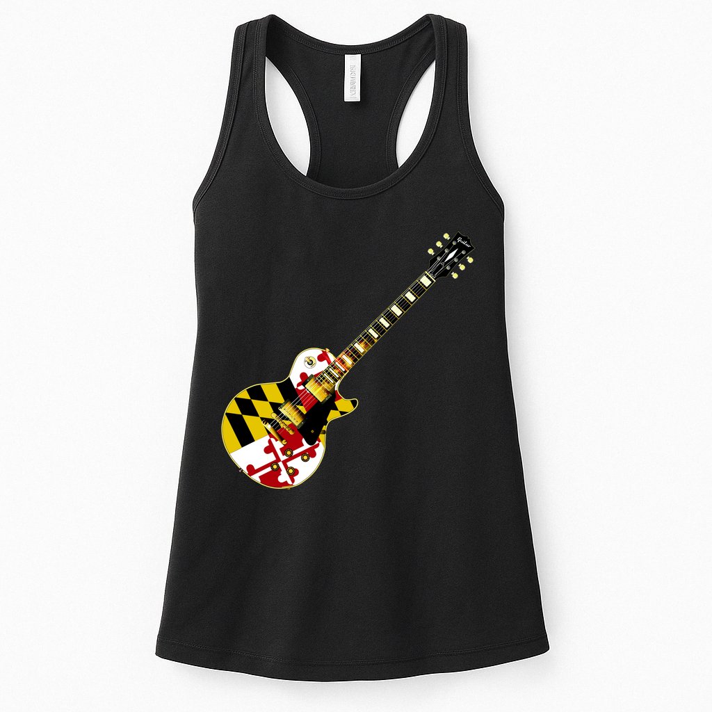Maryland Guitar Womens Tank Top