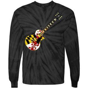 Maryland Guitar Tie-Dye Long Sleeve Shirt