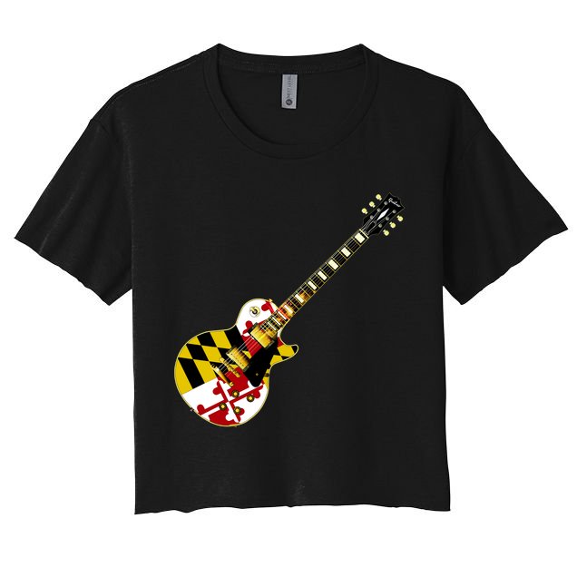 Maryland Guitar Crop Top