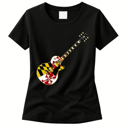 Maryland Guitar Womens T-Shirt