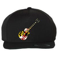 Maryland Guitar Wool Snapback Cap