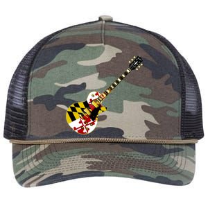 Maryland Guitar Retro Rope Trucker Hat Cap