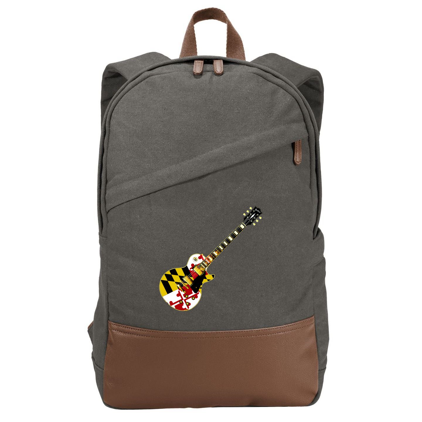 Maryland Guitar Cotton Canvas Backpack