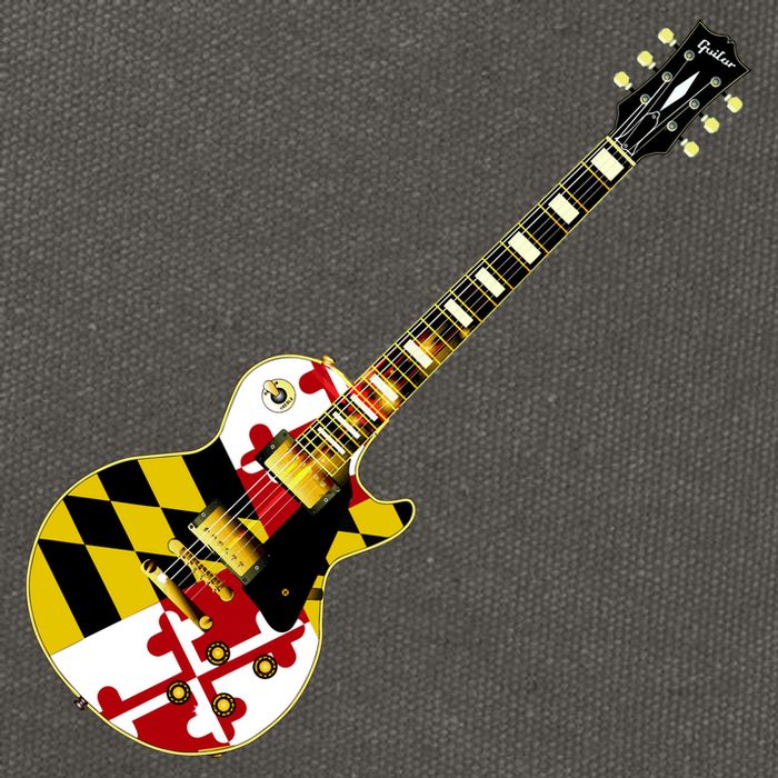 Maryland Guitar Cotton Canvas Backpack