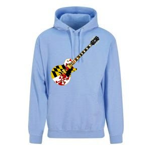 Maryland Guitar Unisex Surf Hoodie