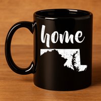 Maryland Home State 11oz C Handle Ceramic Mug
