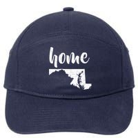 Maryland Home State 7-Panel Snapback Hat