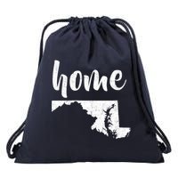 Maryland Home State Drawstring Bag