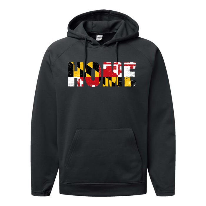 Maryland Is Home Performance Fleece Hoodie