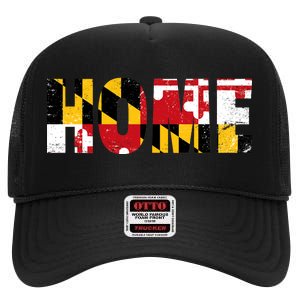 Maryland Is Home High Crown Mesh Back Trucker Hat