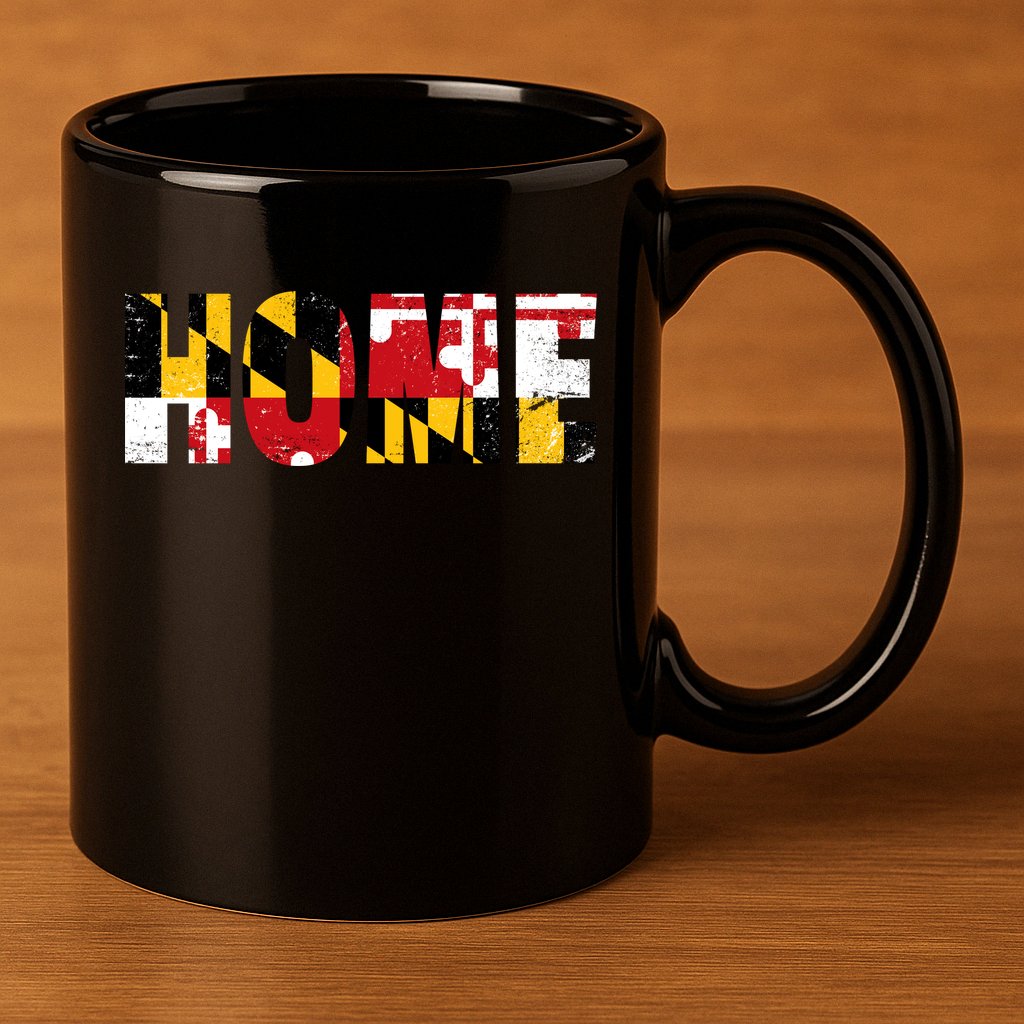 Maryland Is Home 11oz C Handle Ceramic Mug