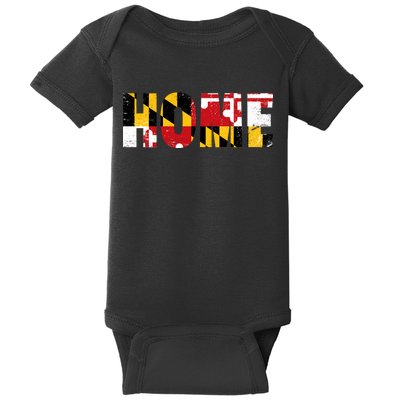 Maryland Is Home Baby Bodysuit