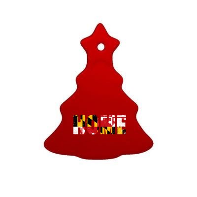 Maryland Is Home Ceramic Tree Ornament