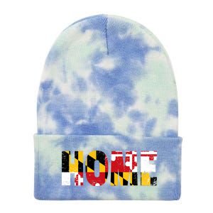 Maryland Is Home Tie Dye 12in Knit Beanie