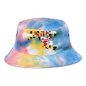 Maryland State Flag Tie Dye Newport Bucket Hat