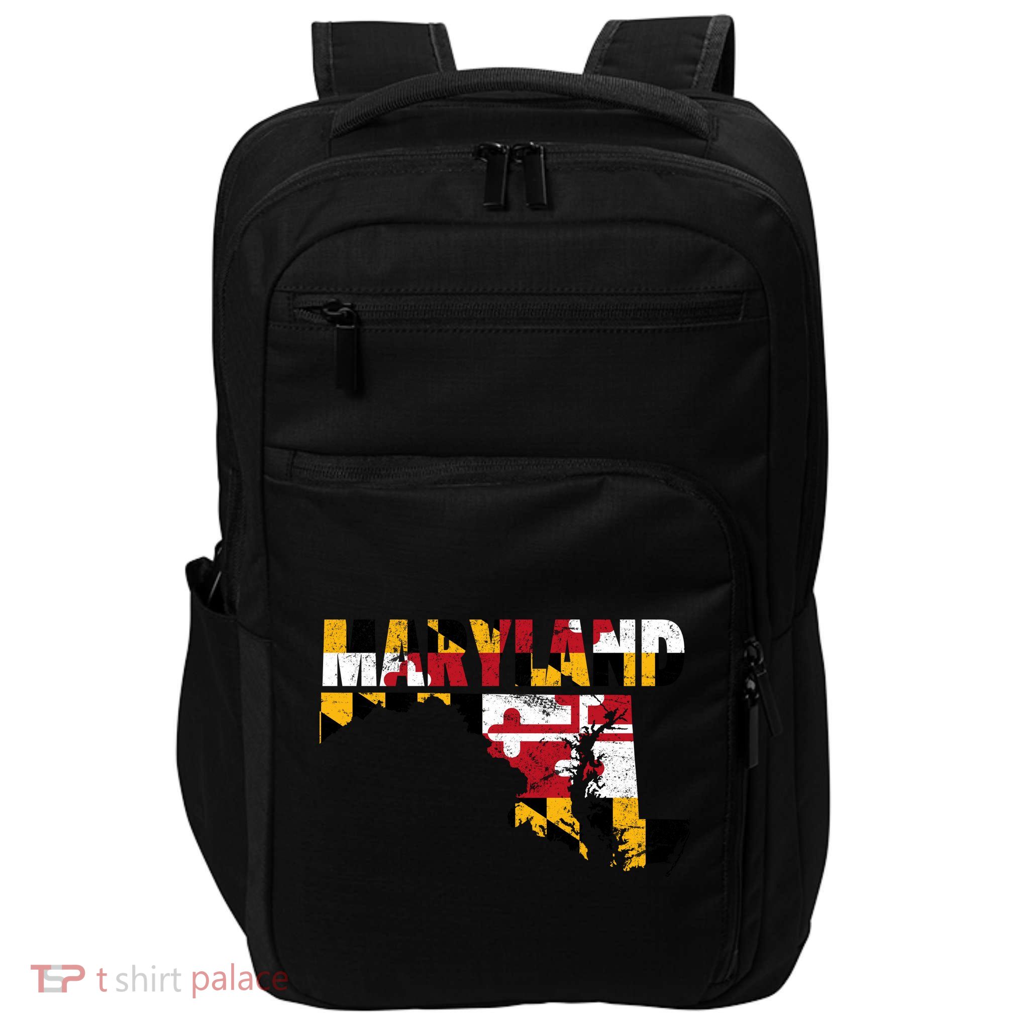 Maryland State Flag Impact Tech Backpack