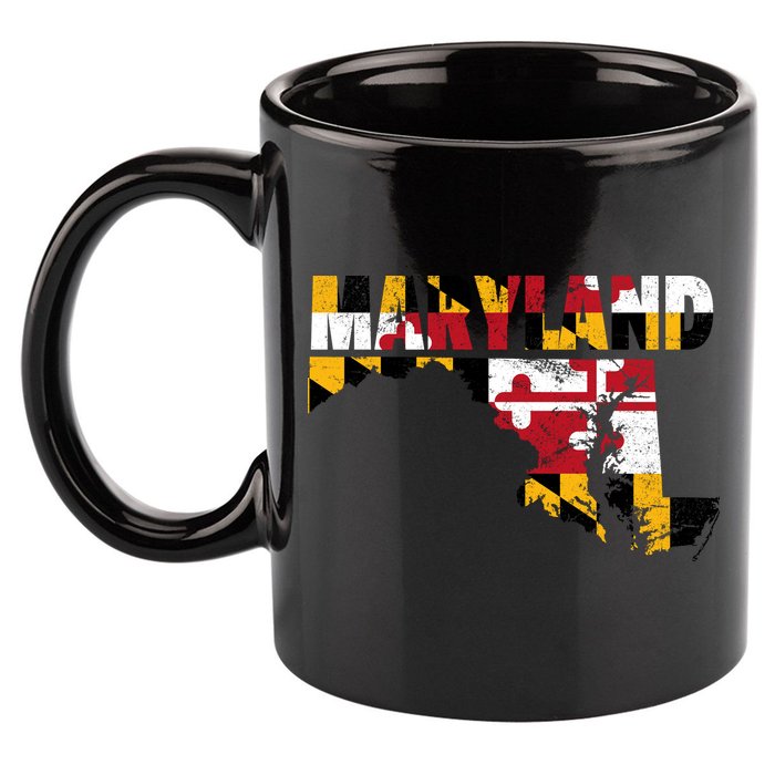 Maryland State Flag 11oz C Handle Ceramic Mug