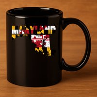 Maryland State Flag 11oz C Handle Ceramic Mug