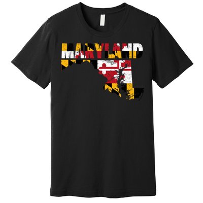 Maryland State Flag Premium T-Shirt