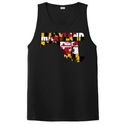 Maryland State Flag PosiCharge Competitor Tank