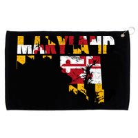 Maryland State Flag Grommeted Golf Towel