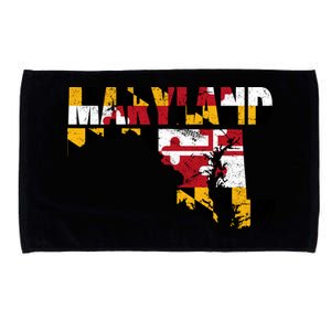 Maryland State Flag Microfiber Hand Towel