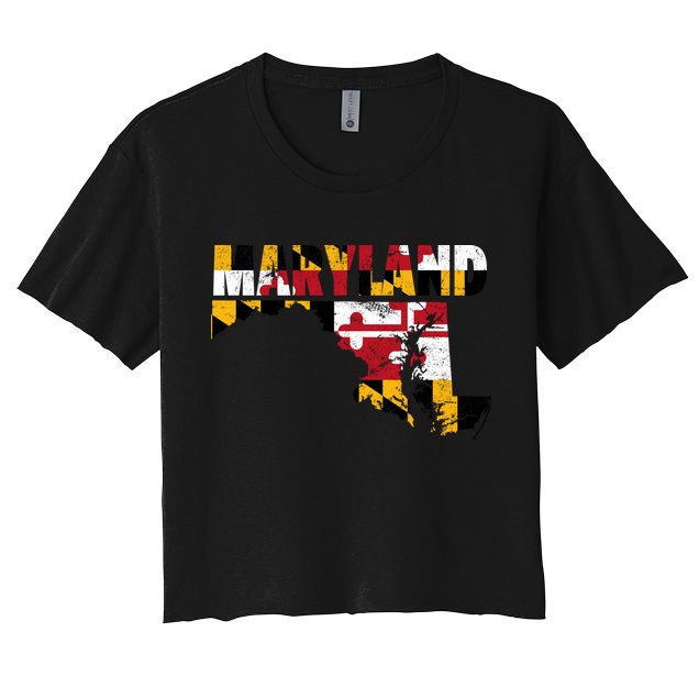 Maryland State Flag Crop Top