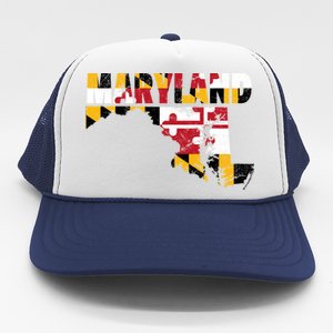 Maryland State Flag Trucker Hat