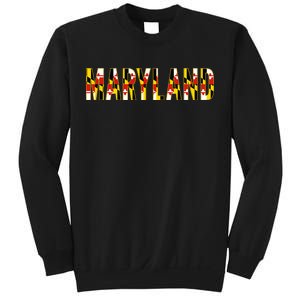 Maryland Word Flag Sweatshirt