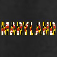 Maryland Word Flag Adult Drive Performance Visor
