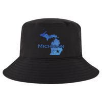 Michigan American State Outline Map Usa Cool Comfort Performance Bucket Hat