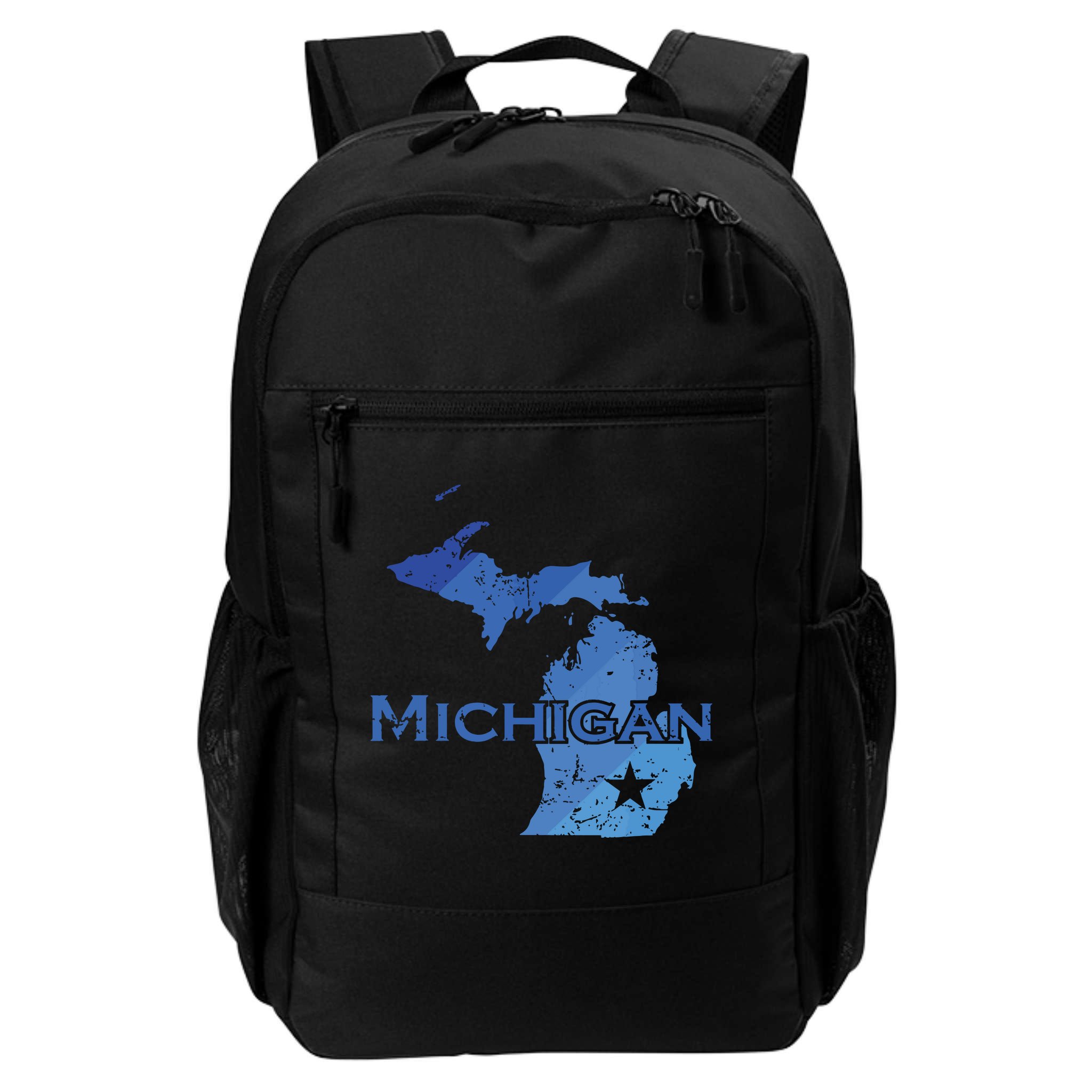 Michigan American State Outline Map Usa Backpack