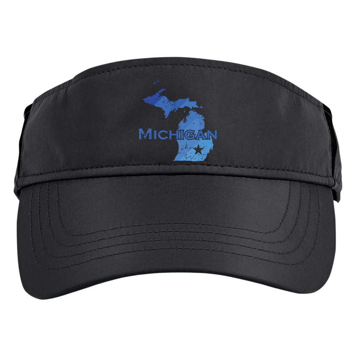 Michigan American State Outline Map Usa Adult Drive Performance Visor