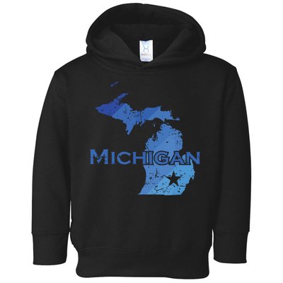 Michigan American State Outline Map Usa Toddler Hoodie