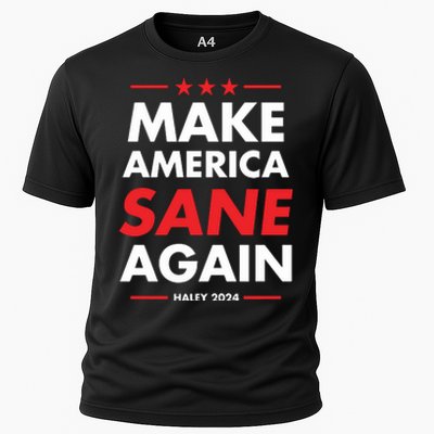 Make America Sane Again Haley 2024 Cooling Performance Crew T-Shirt