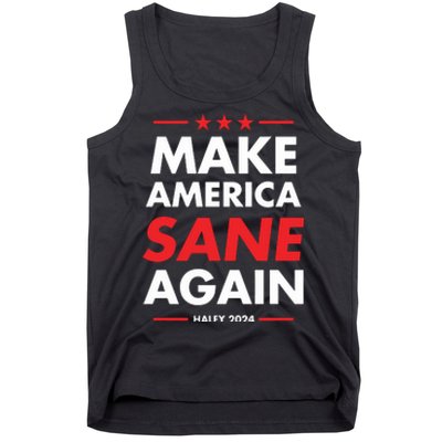 Make America Sane Again Haley 2024 Tank Top