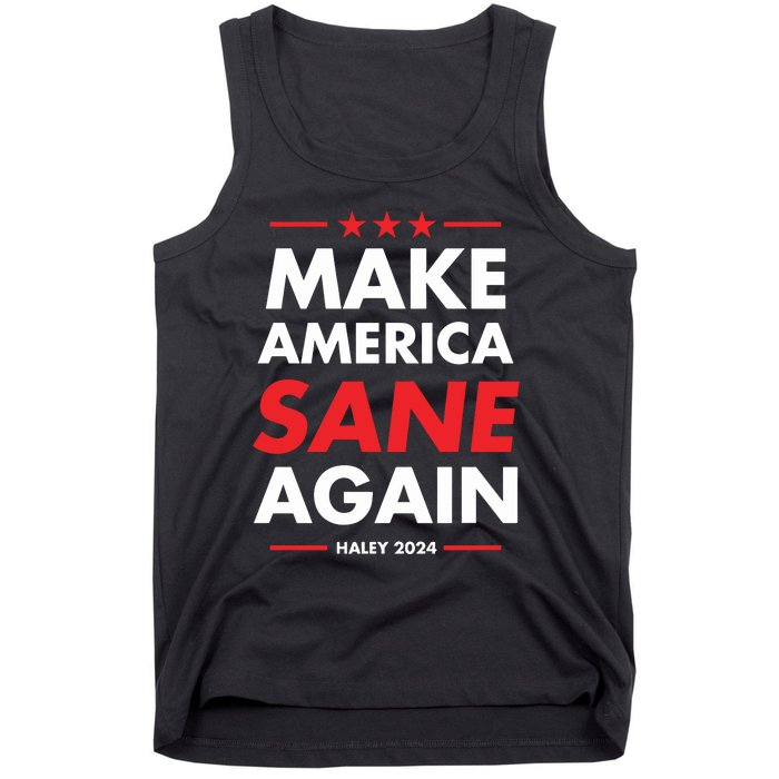 Make America Sane Again Haley 2024 Tank Top