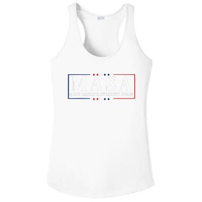 Make America Straight Again Political Funny Sarcastic Ladies PosiCharge Competitor Racerback Tank