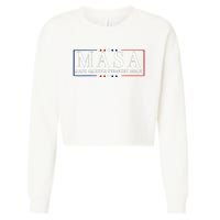 Make America Straight Again Political Funny Sarcastic Cropped Pullover Crew