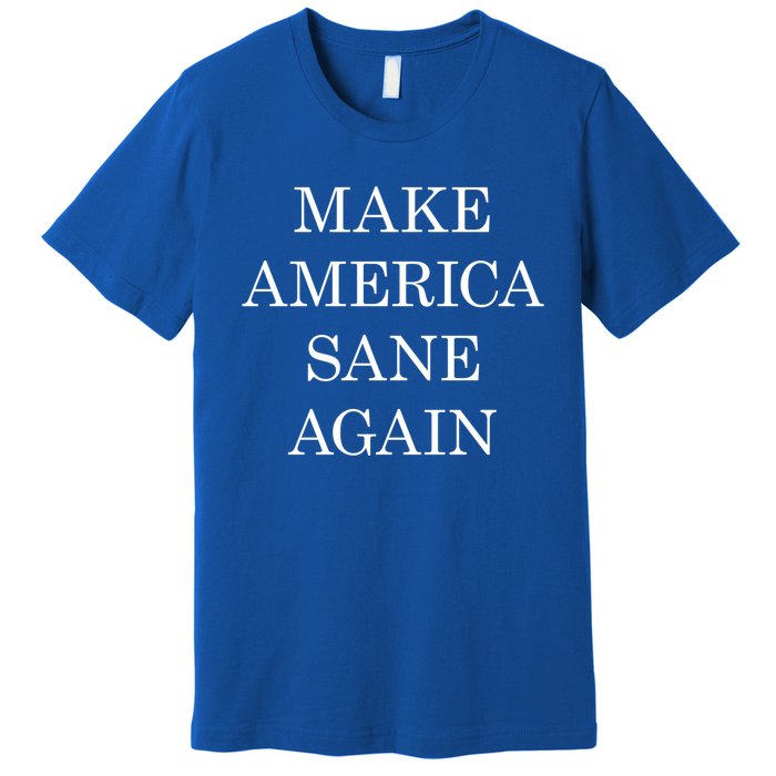 Make America Sane Again Donald Trump 2024 Election Maga Great Gift Premium T-Shirt